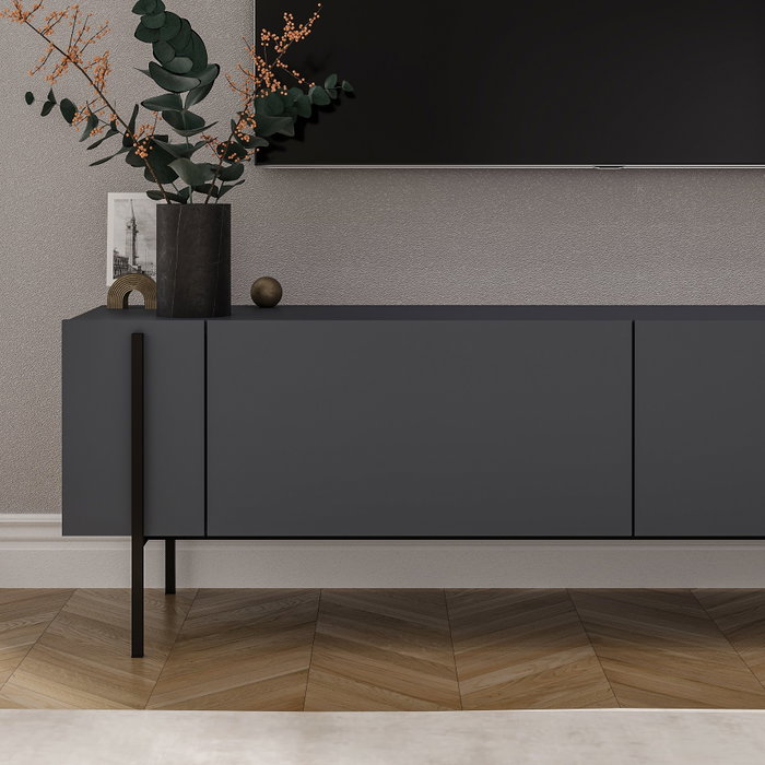 Hanah Home Herman Soporte para TV Antracita Hanah Home Herman Soporte para TV Antracita